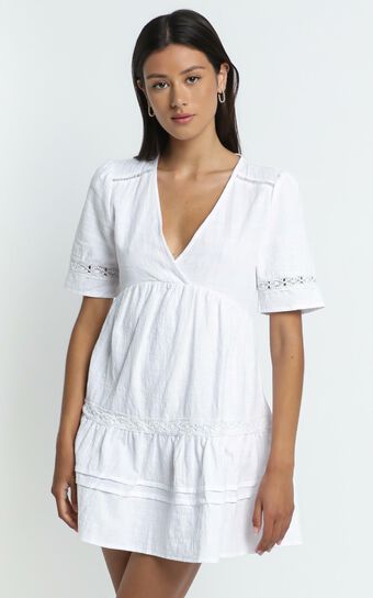 Hampton Dress in White