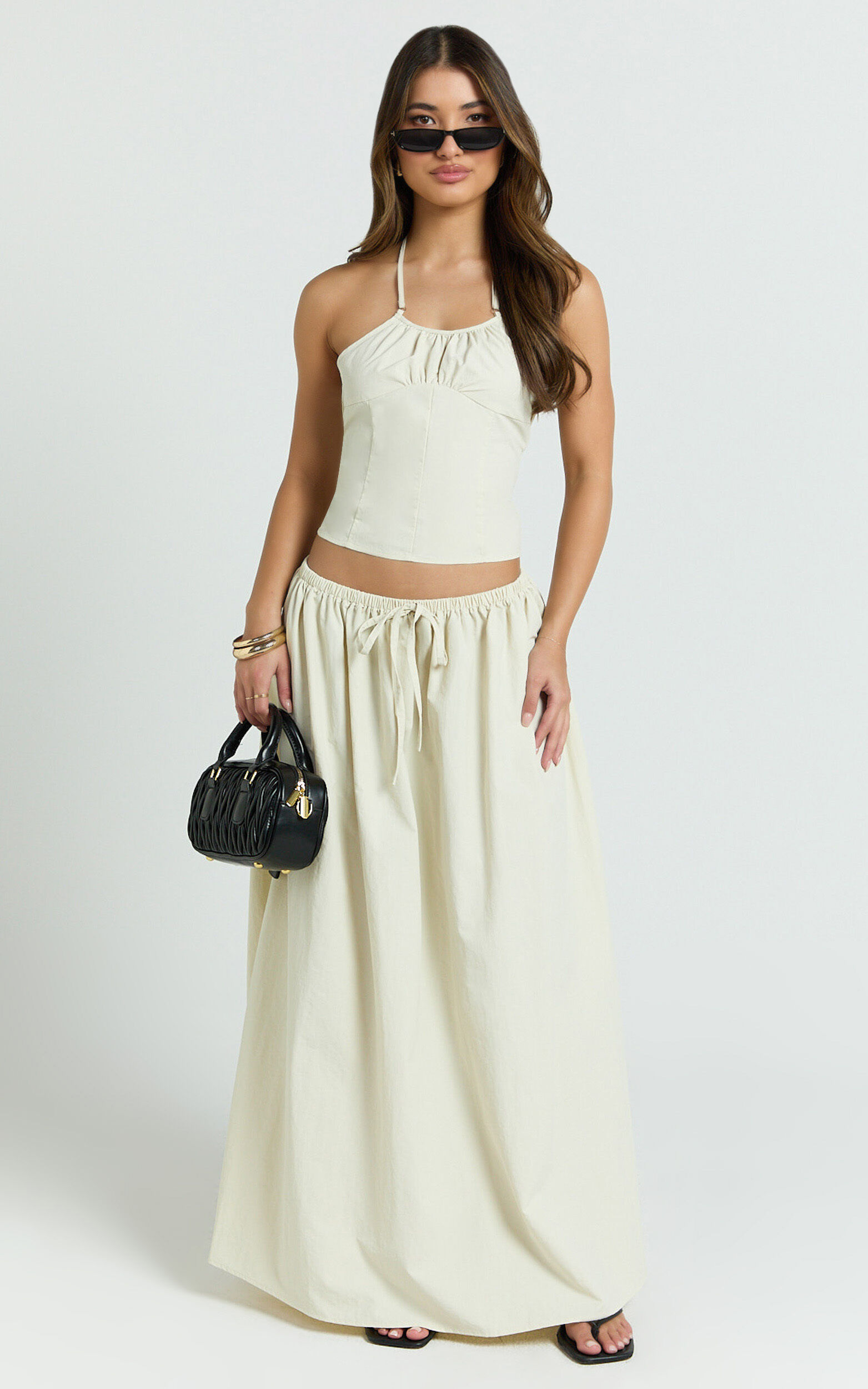 Lioness - Sweet Escape Maxi Skirt in Oyster - L, NEU1