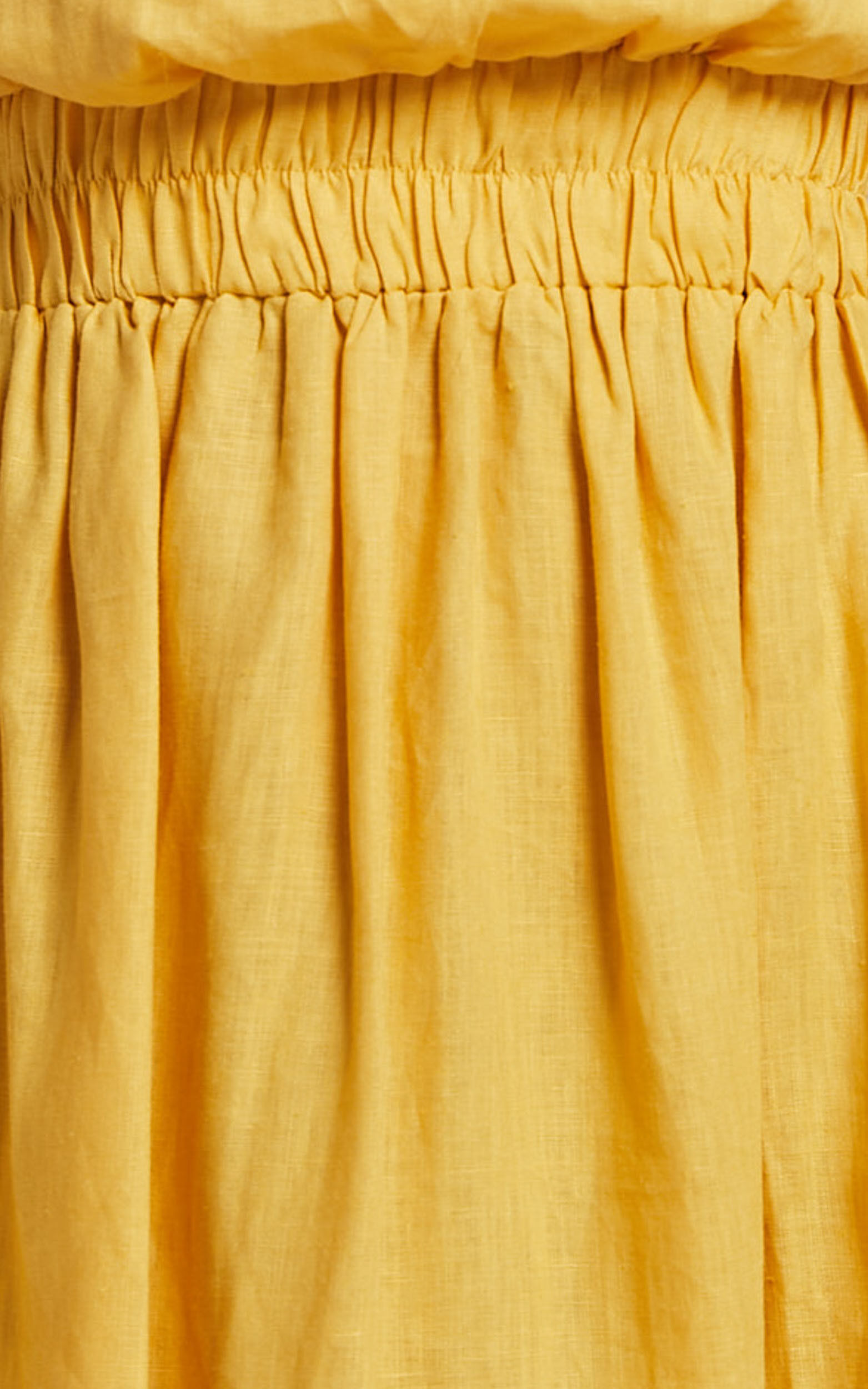 Amalie The Label - Shepard Linen Blend Halter Neck Maxi Dress in Yellow ...