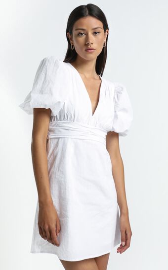 Sunray Dress in White