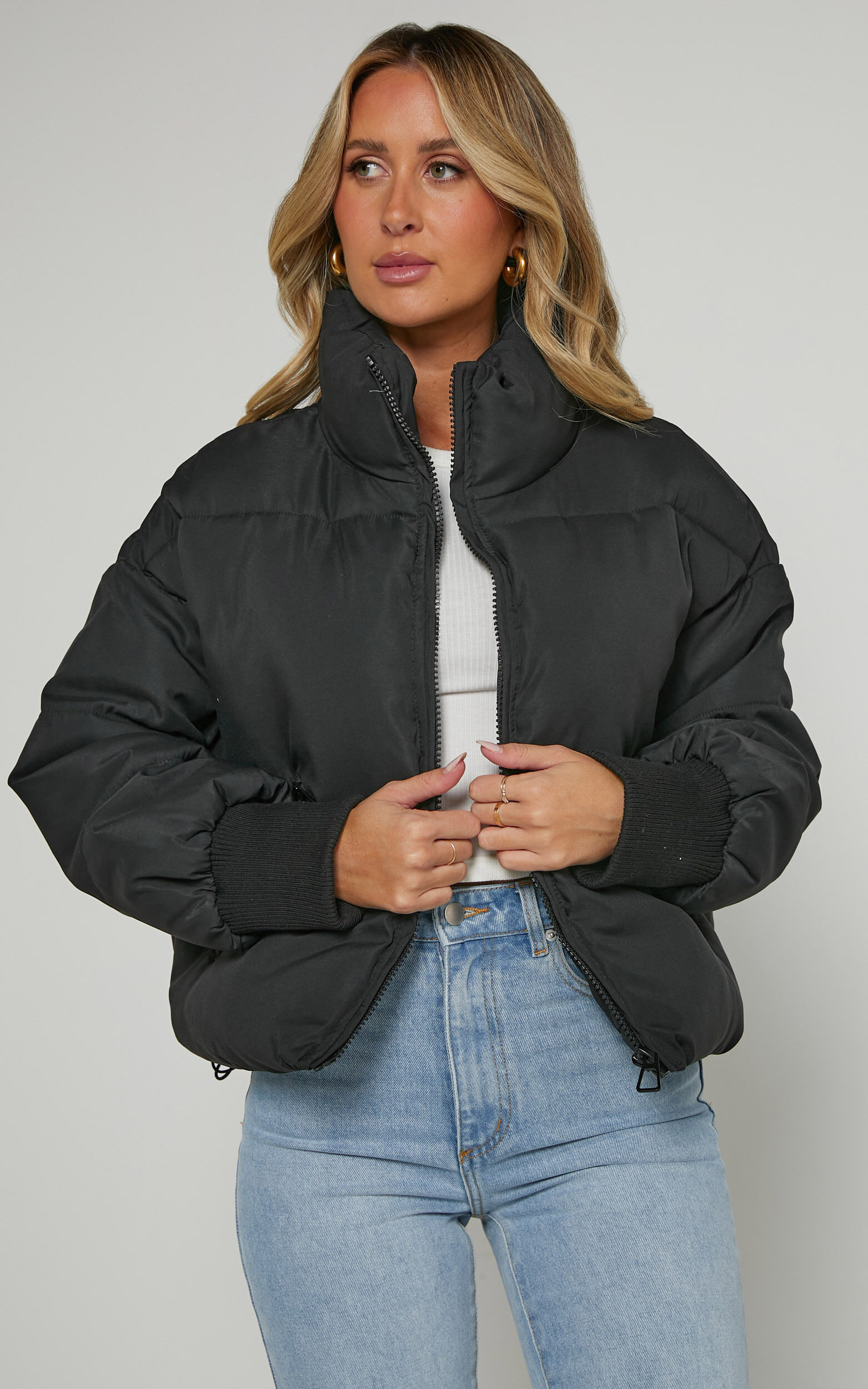 Windsor Jacket - Puffer Jacket in Black - 06, BLK1
