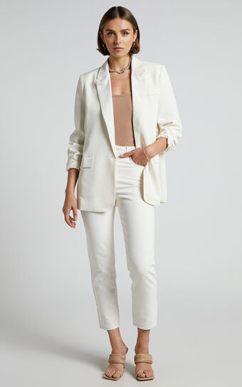 Abrand - A '94 High Slim Jean in STONE WHITE