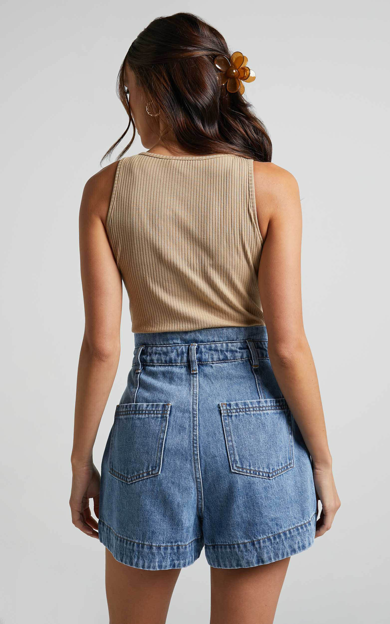 Where can i buy sale high waisted denim shorts