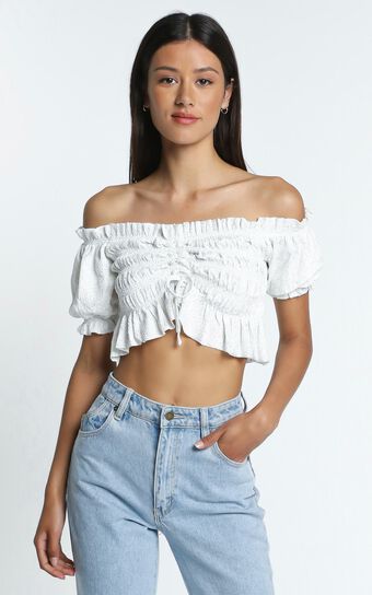 Pheby Top in White