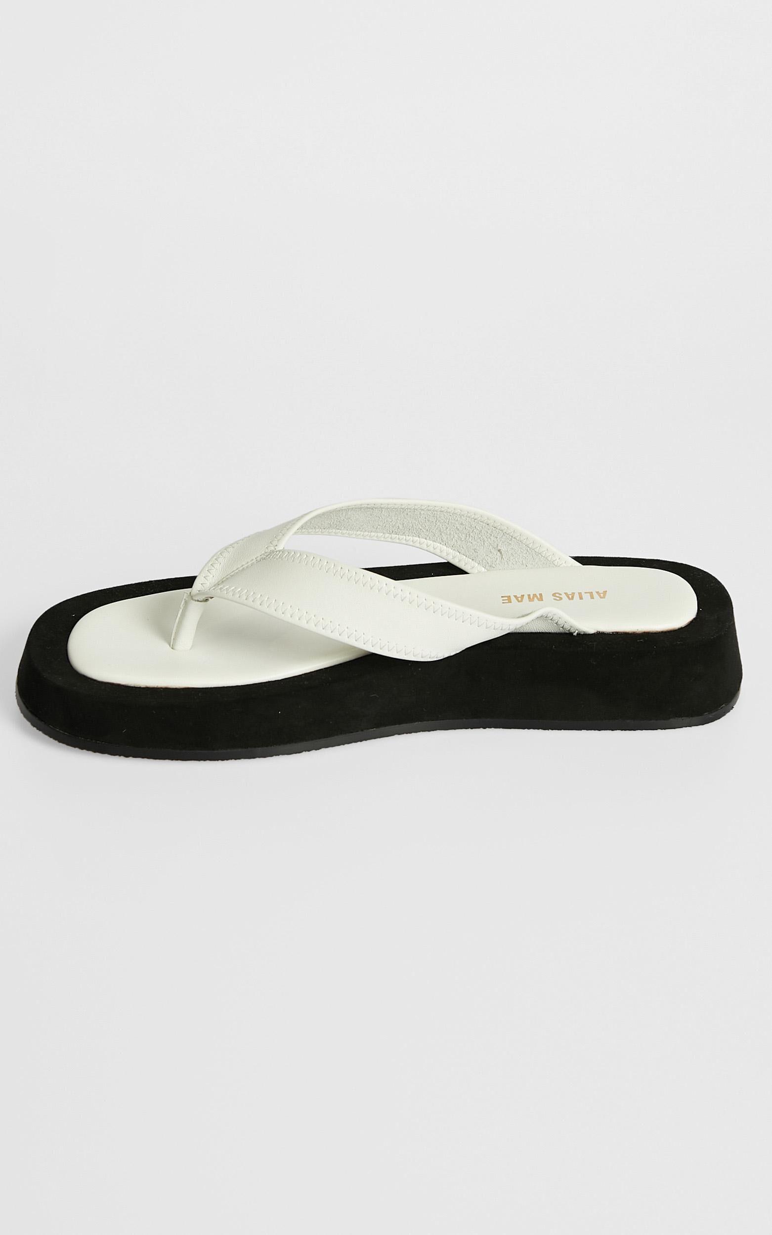 Alias Mae Poppy Sandals in Ivory Leather Showpo NZ