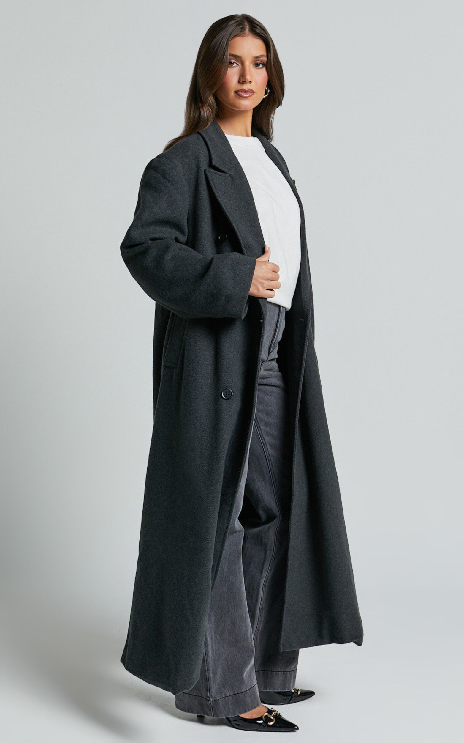 Longline oversized coat clearance