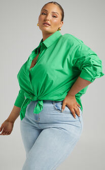 Terah Shirt - Button Up Shirt in Green