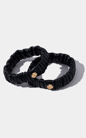The Basic Band - Luxe Sleeve Garters in Black