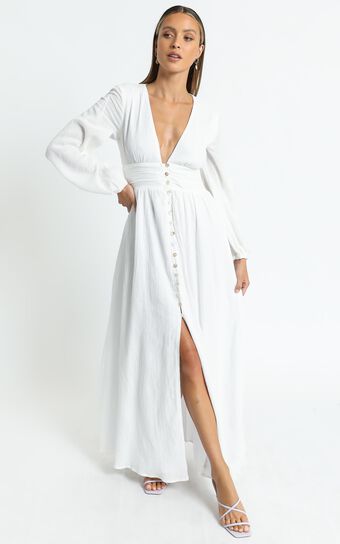 Charlie Holiday - Halcyon Dress in White