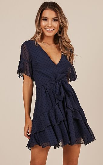 Know What You Want Dress In Navy