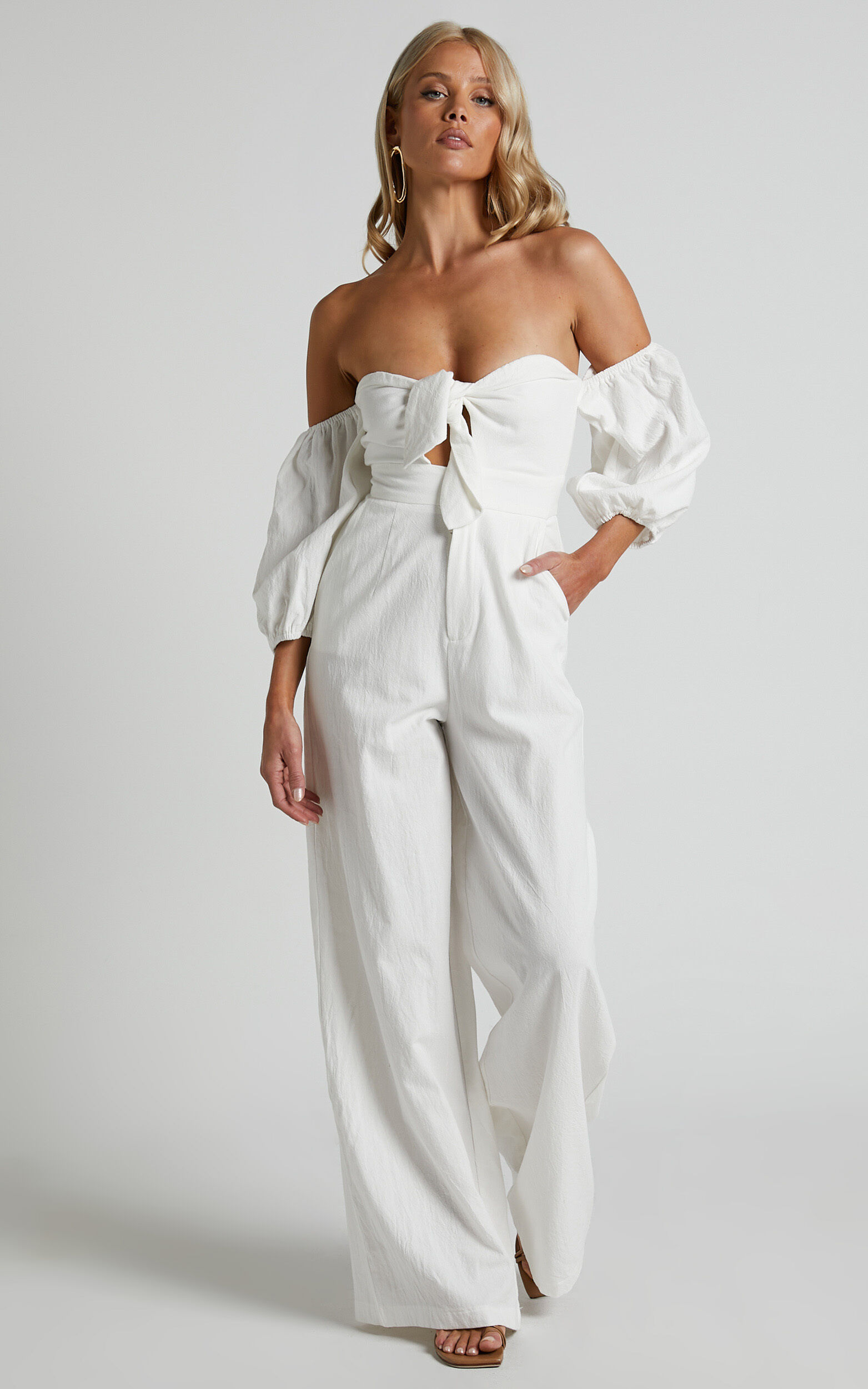 Showpo white dress top