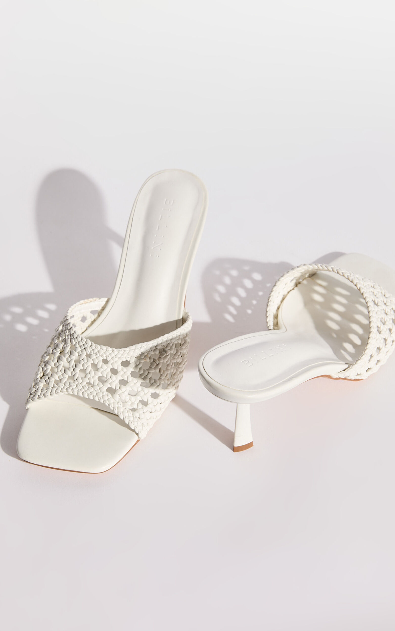 billini heels white