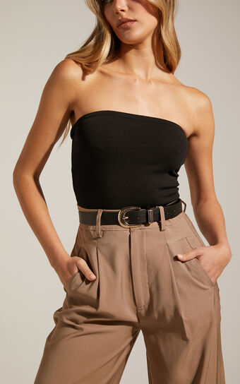 Ramona belt in Black