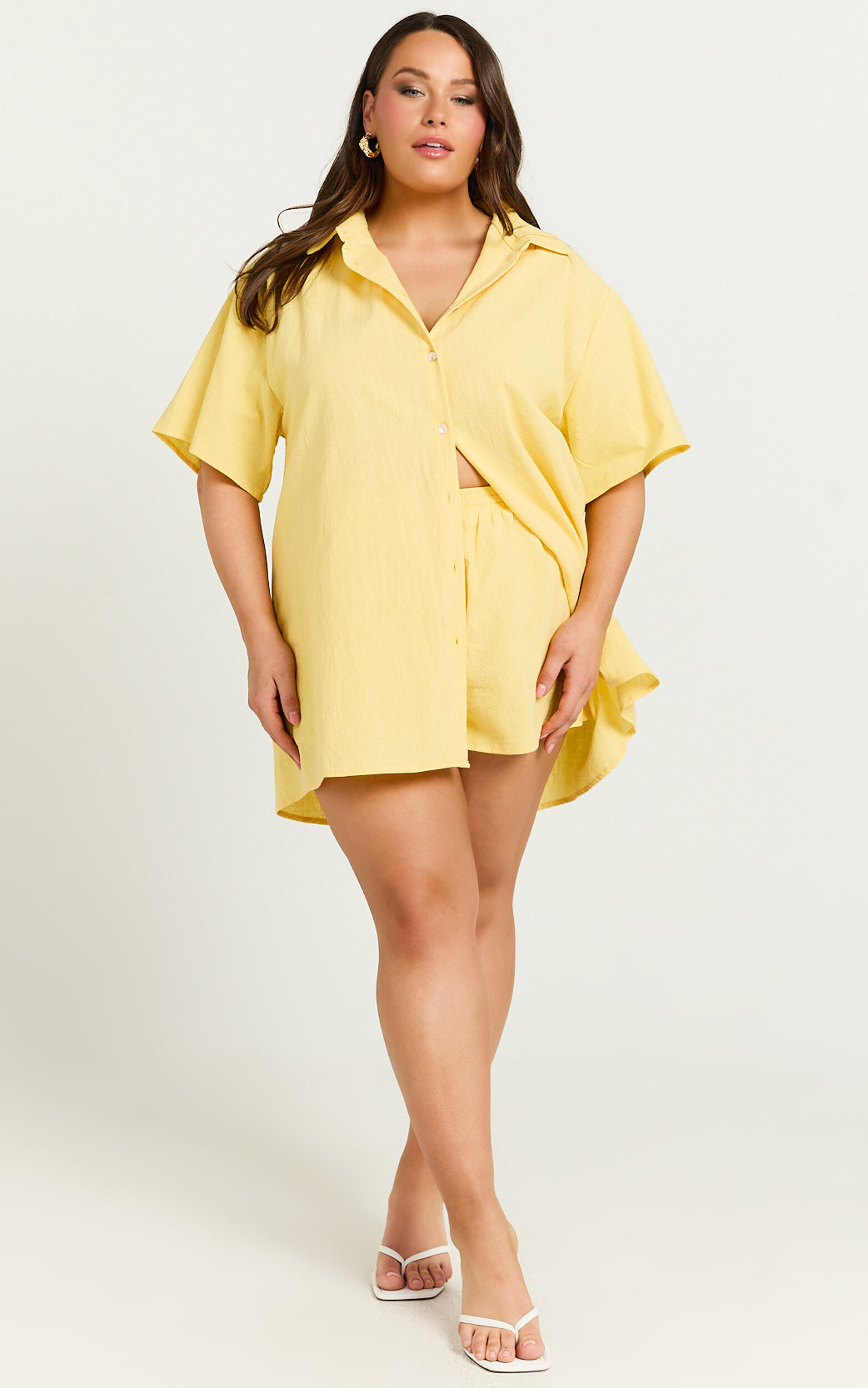 Yellow 2 piece short set hotsell