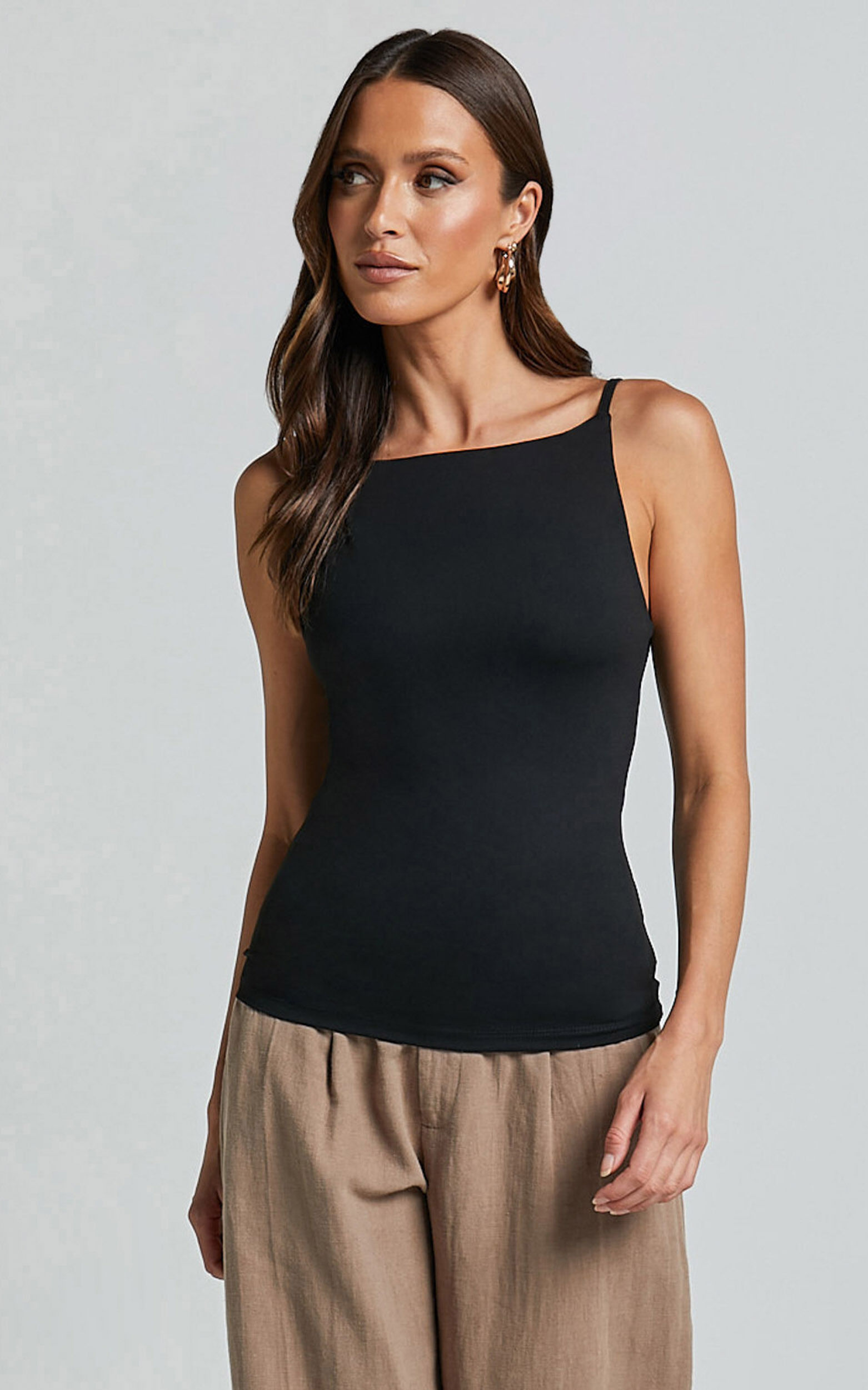 Thin strap cami top hotsell