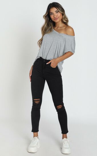 Back To Basics Top In Grey