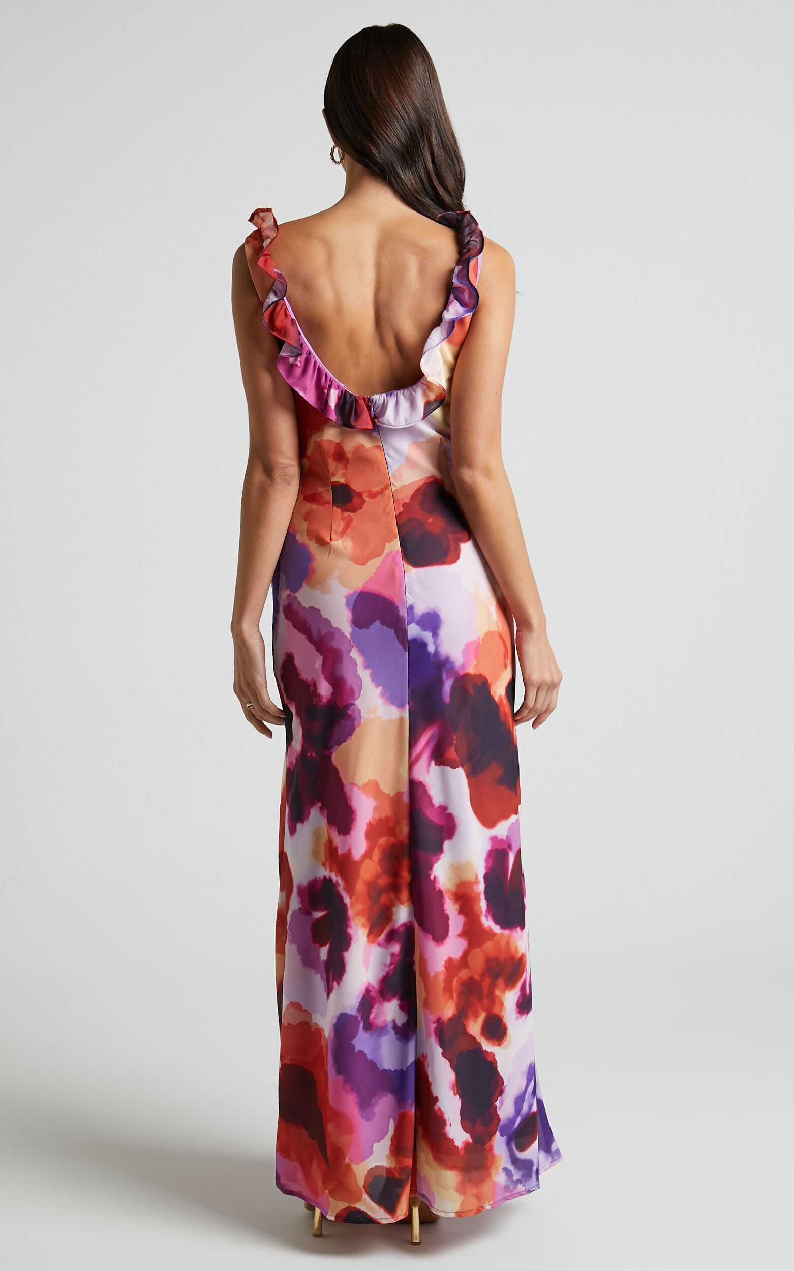 Watercolour sales maxi dress