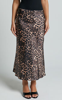 Lioness - Enigmatic Maxi Skirt in Leopard