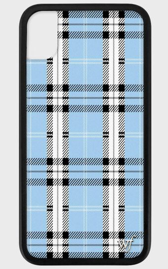 Wildflower - iPhone Case in Blue Plaid