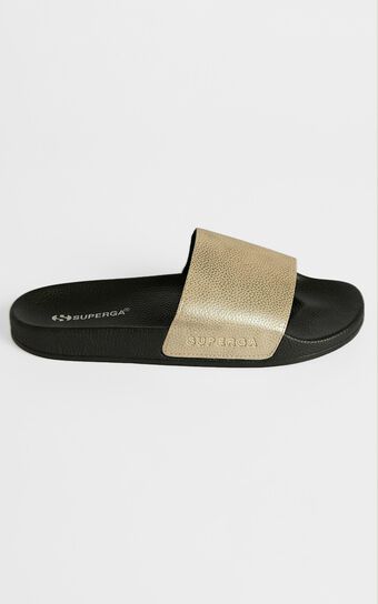 Superga - 1908 Syncrocow Slides in Gold