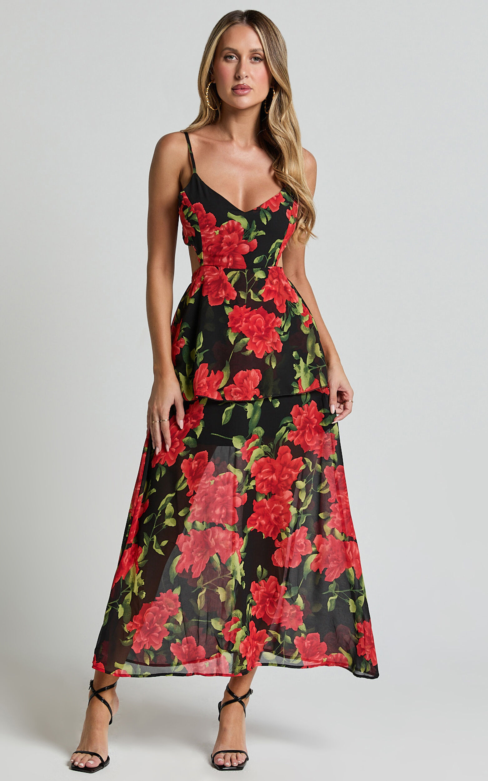 Showpo red maxi dress 2025