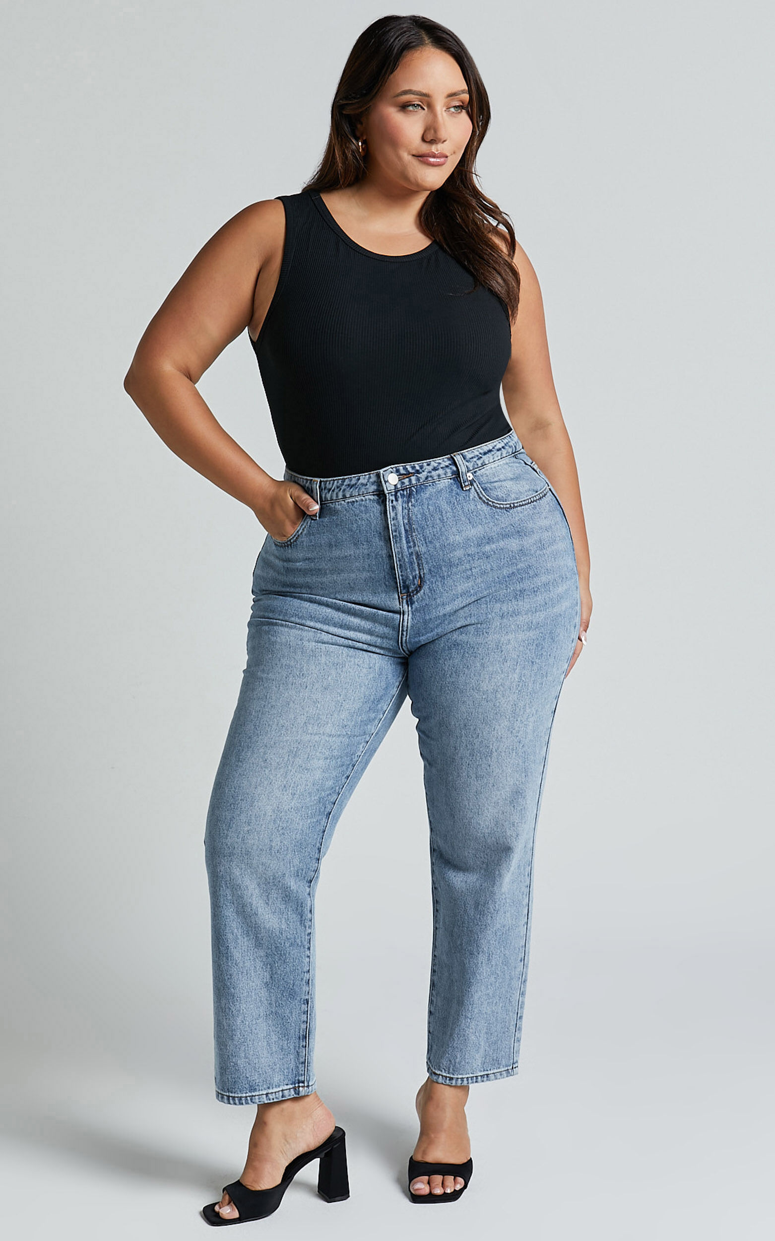 Can't You Tell Top - Ribbed Tank Top in Black | Showpo USA