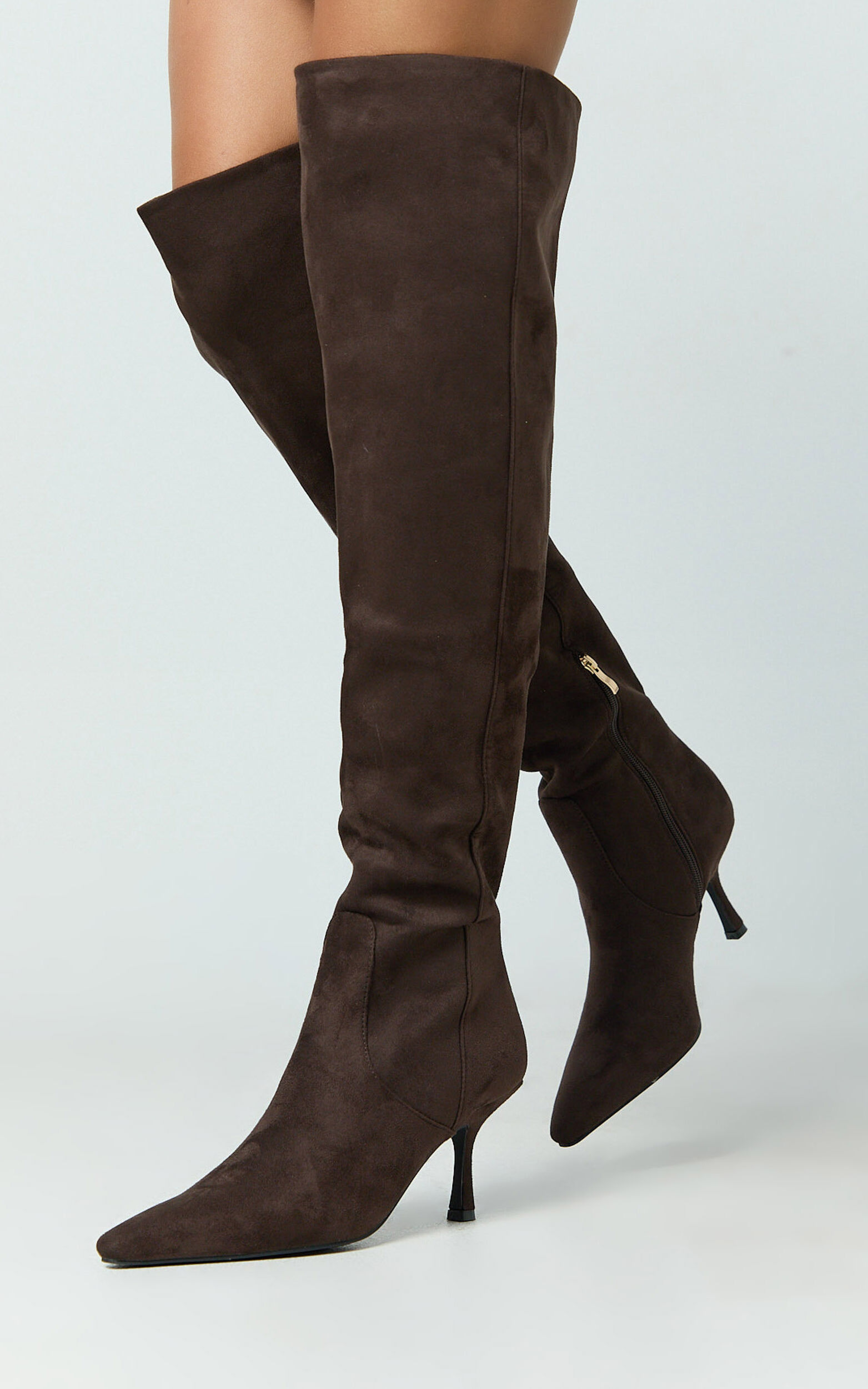 Billini - Theia Boots in Dark Cacao Suede - 05, BRN2