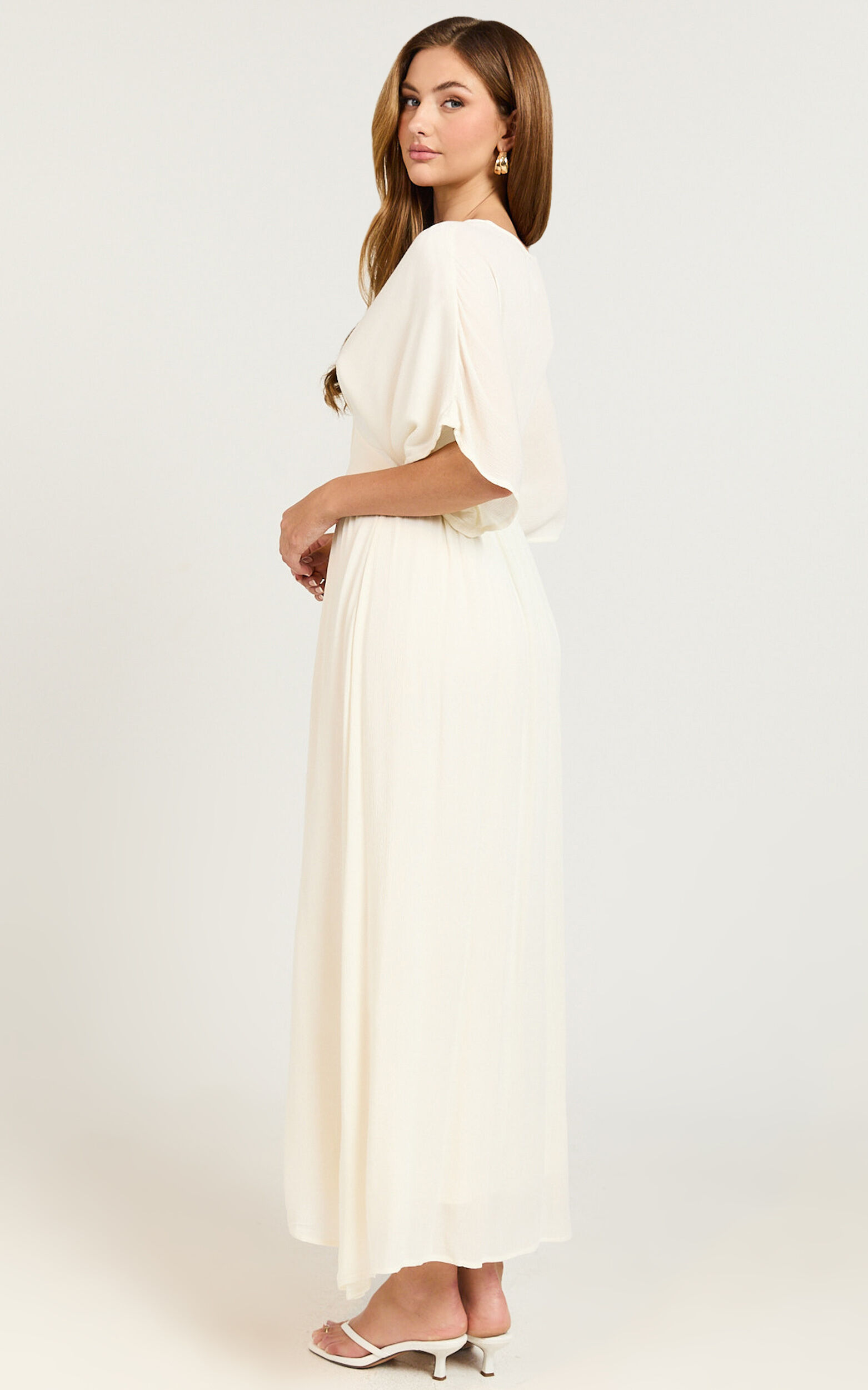 Sitting Pretty Maxi Dress In Natural Showpo USA