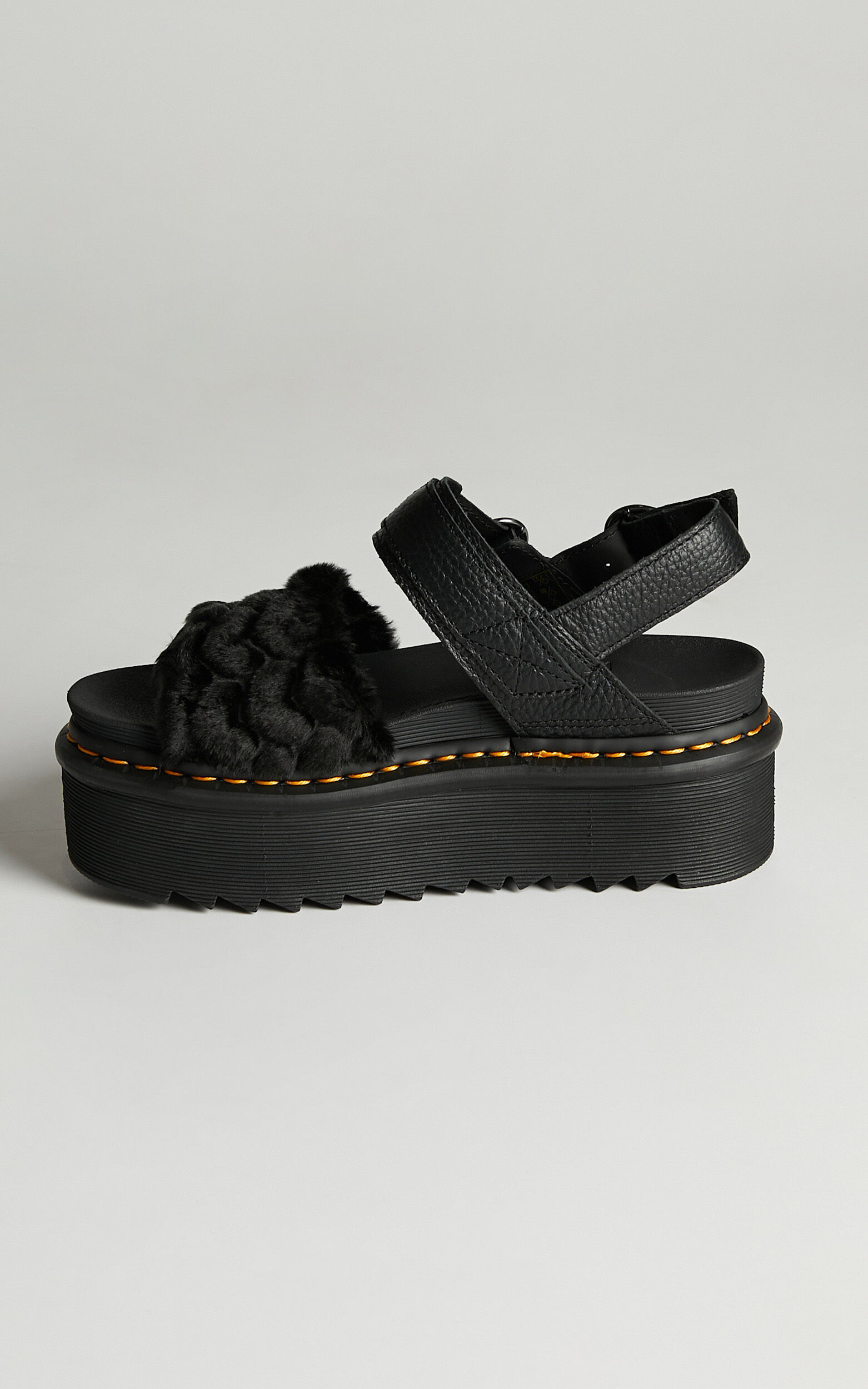 Furry dr martens shop