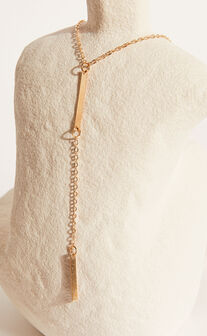Be With Me Necklace in Gold
