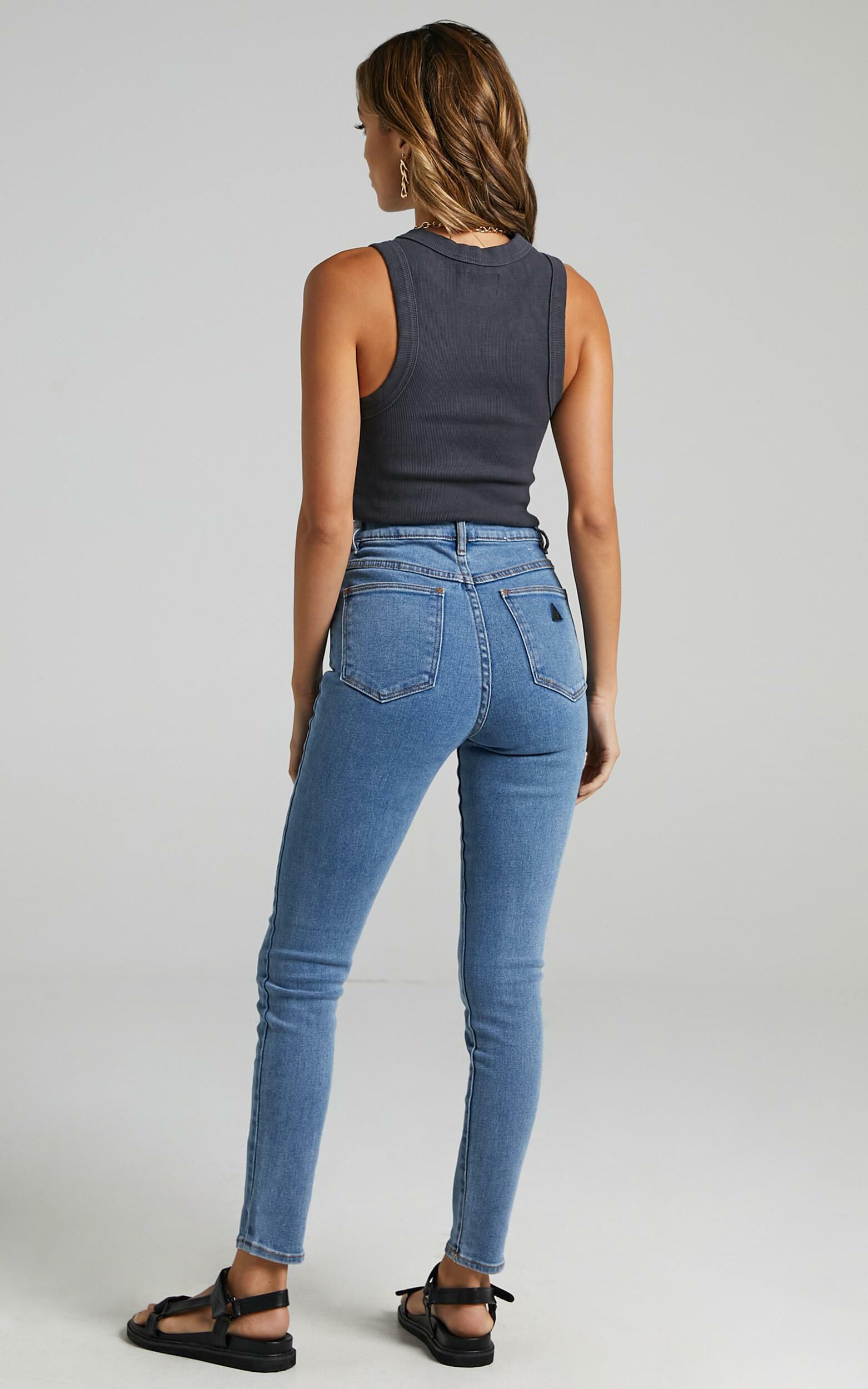 Abrand la blues high deals skinny ankle basher jeans
