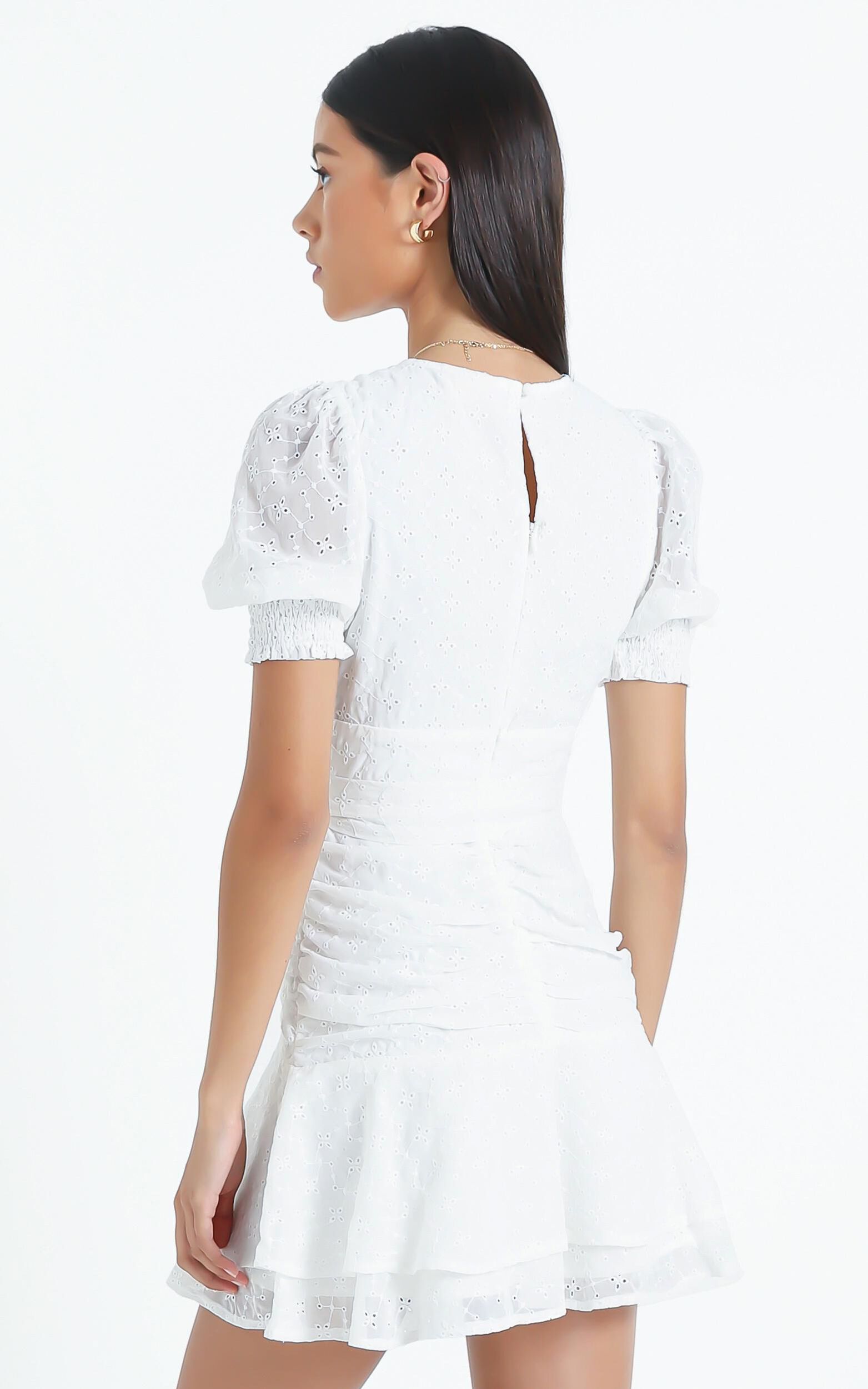 Lambeth Dress in White Embroidery | Showpo USA