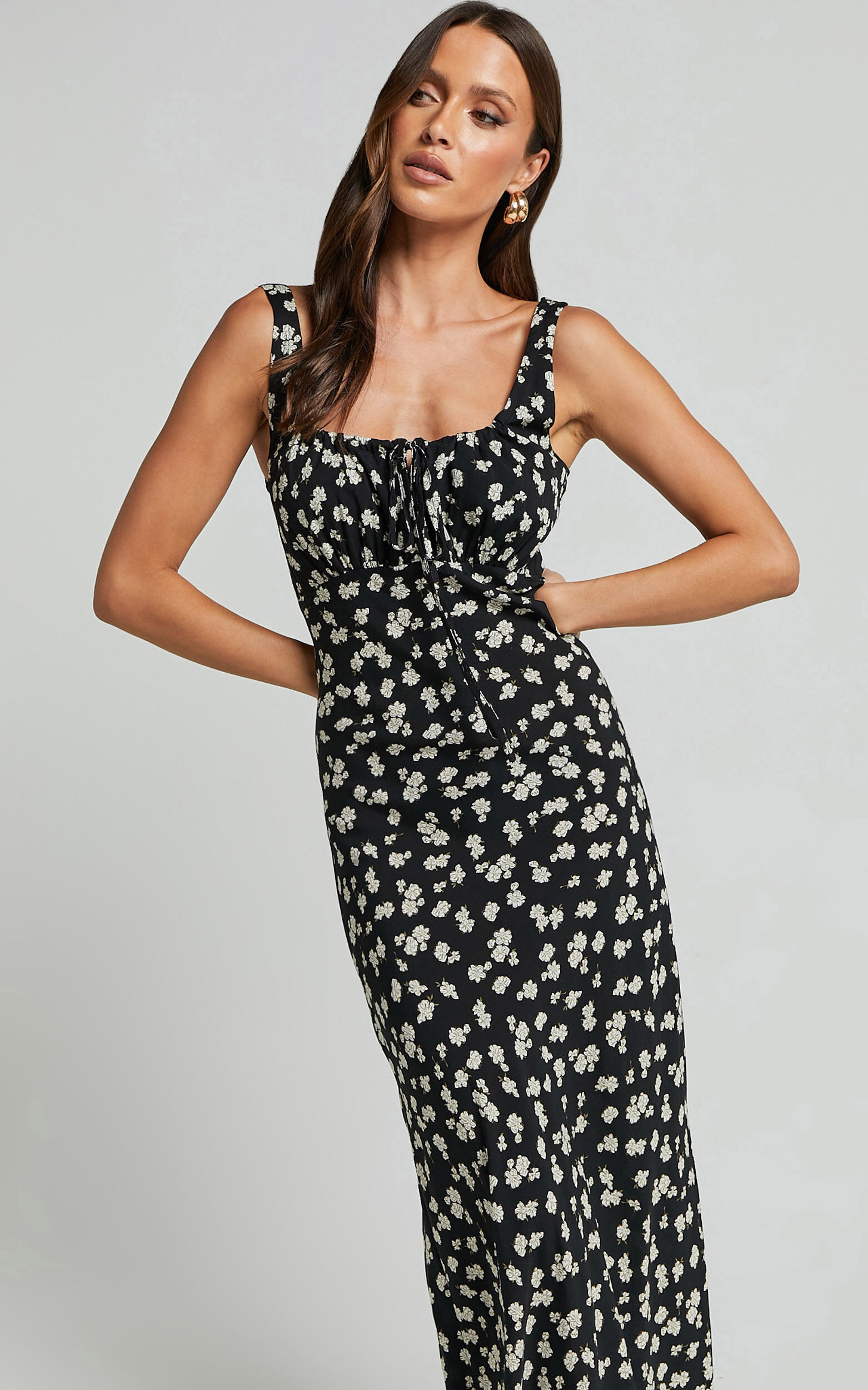 Wildflower printed slip store dress