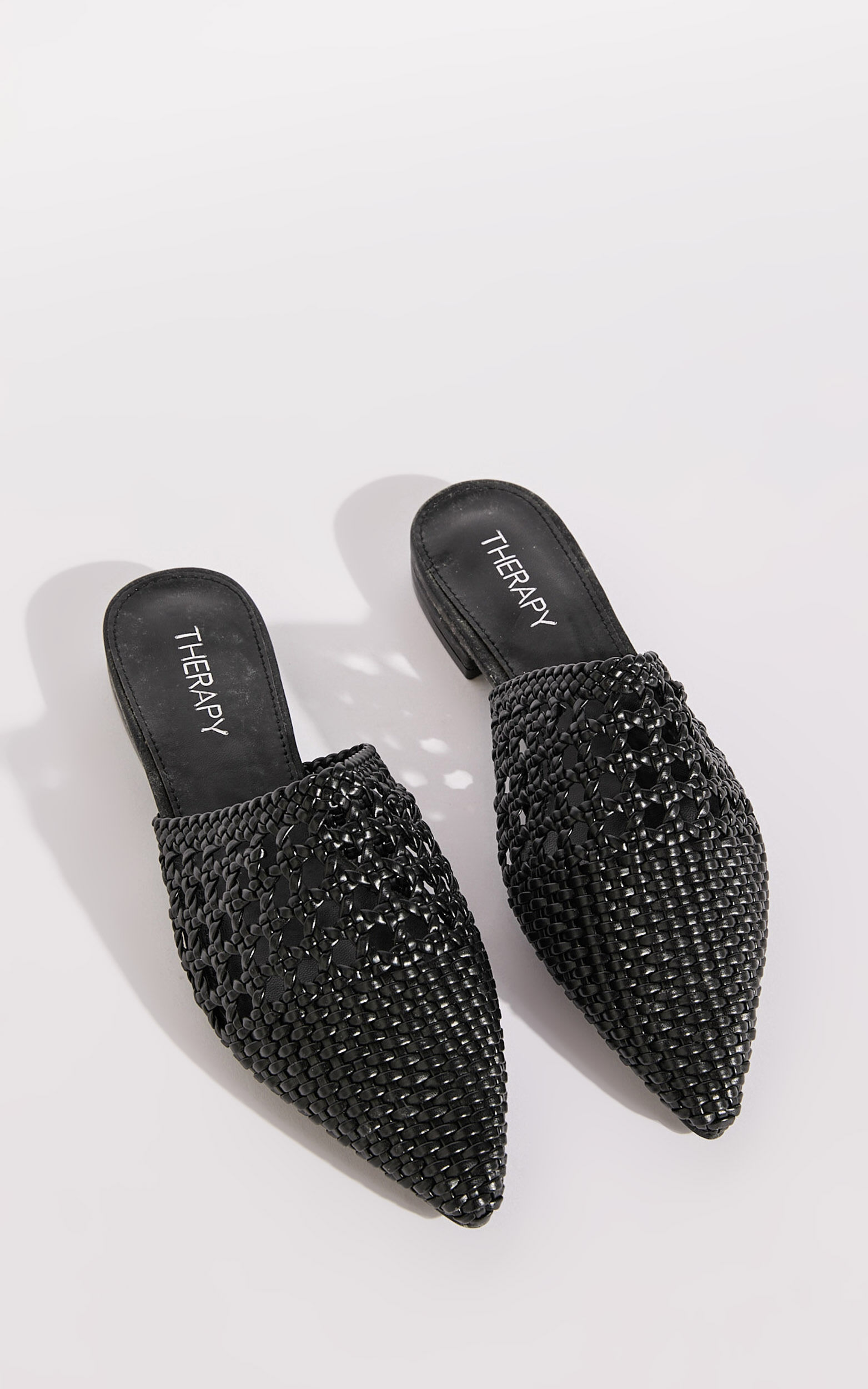 Woven slides shoes hot sale