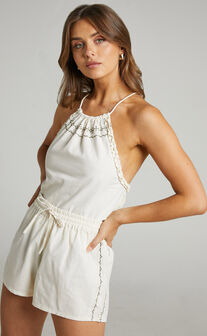 Rue Stiic - Lucia Short in Pearl White