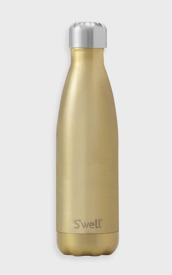 S'well - Glitter Collection 500ml Water Bottle in Sparkling Champagne