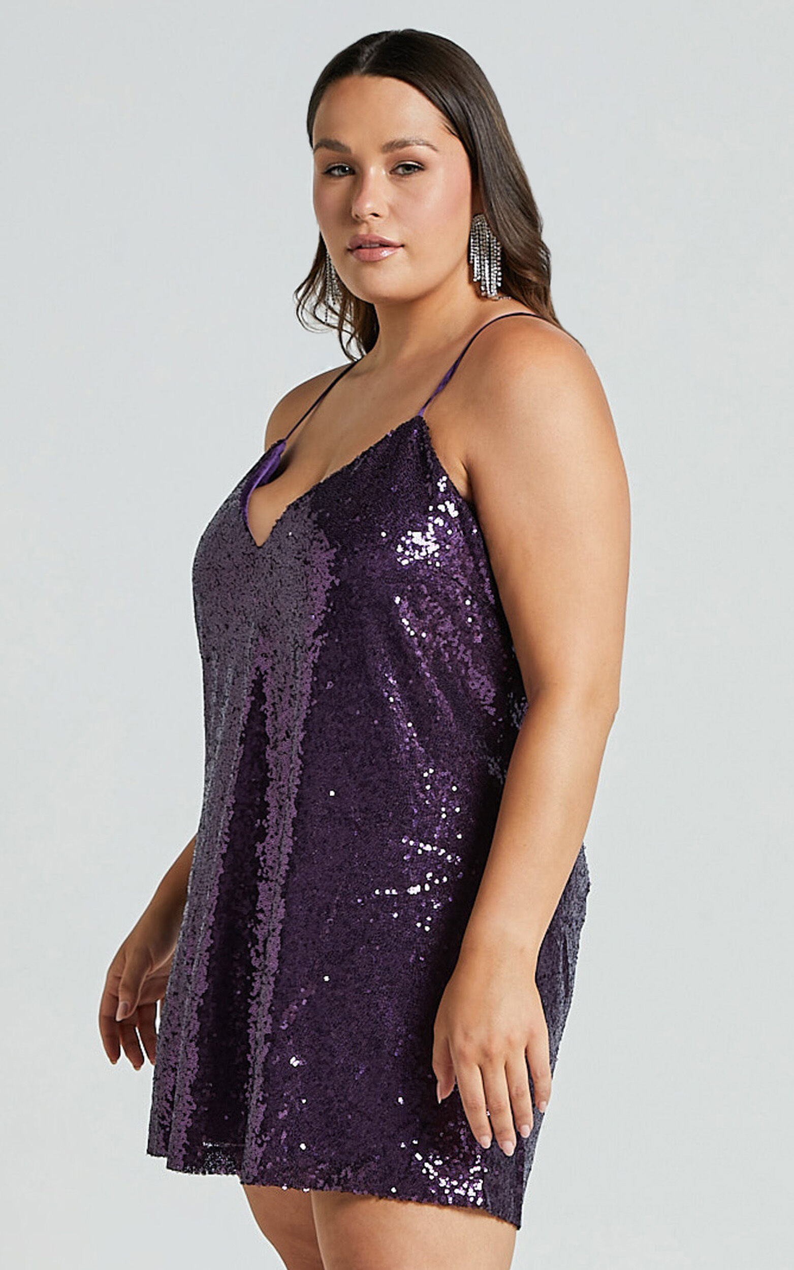 Celosia shine sequin mini dress hotsell