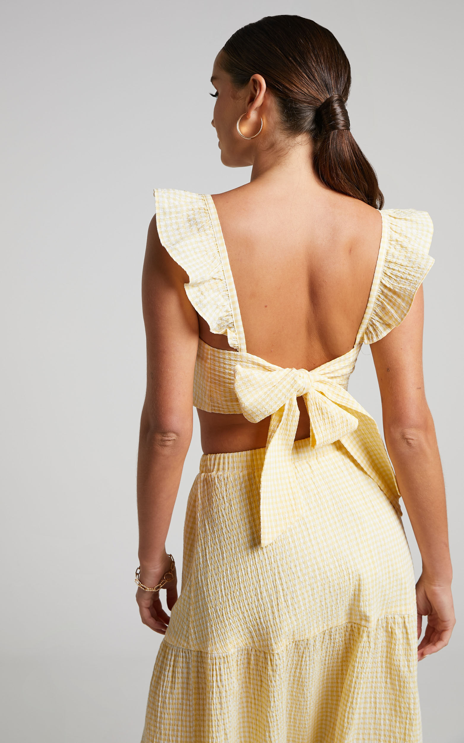 Augusta tulle top midi skirt
