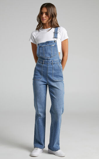 Riders by Lee - Tori Denim Overall in Blue Viewpoint