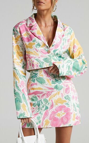 Tomira Two Piece Set in Electric Floral