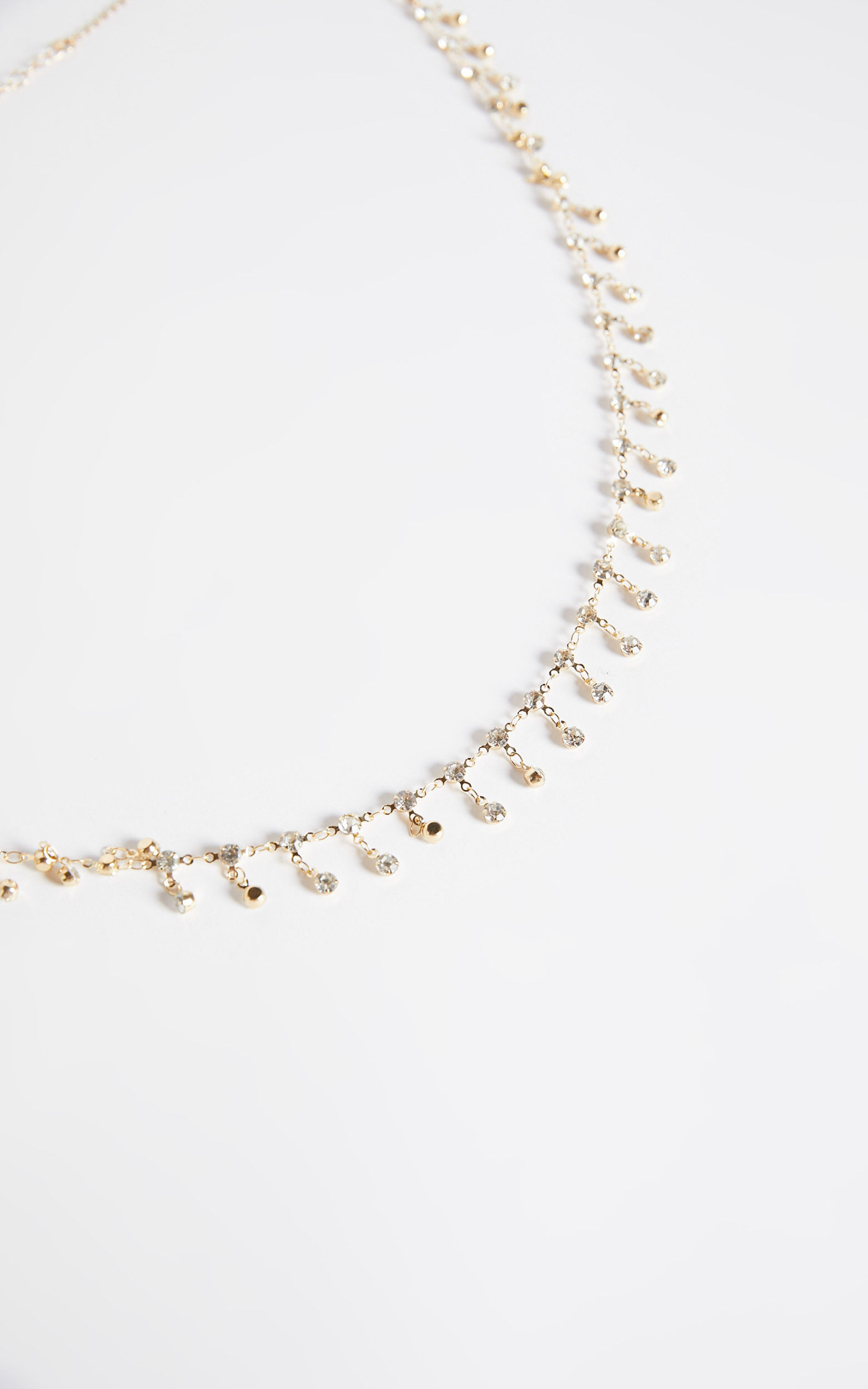 Diamante online body chain