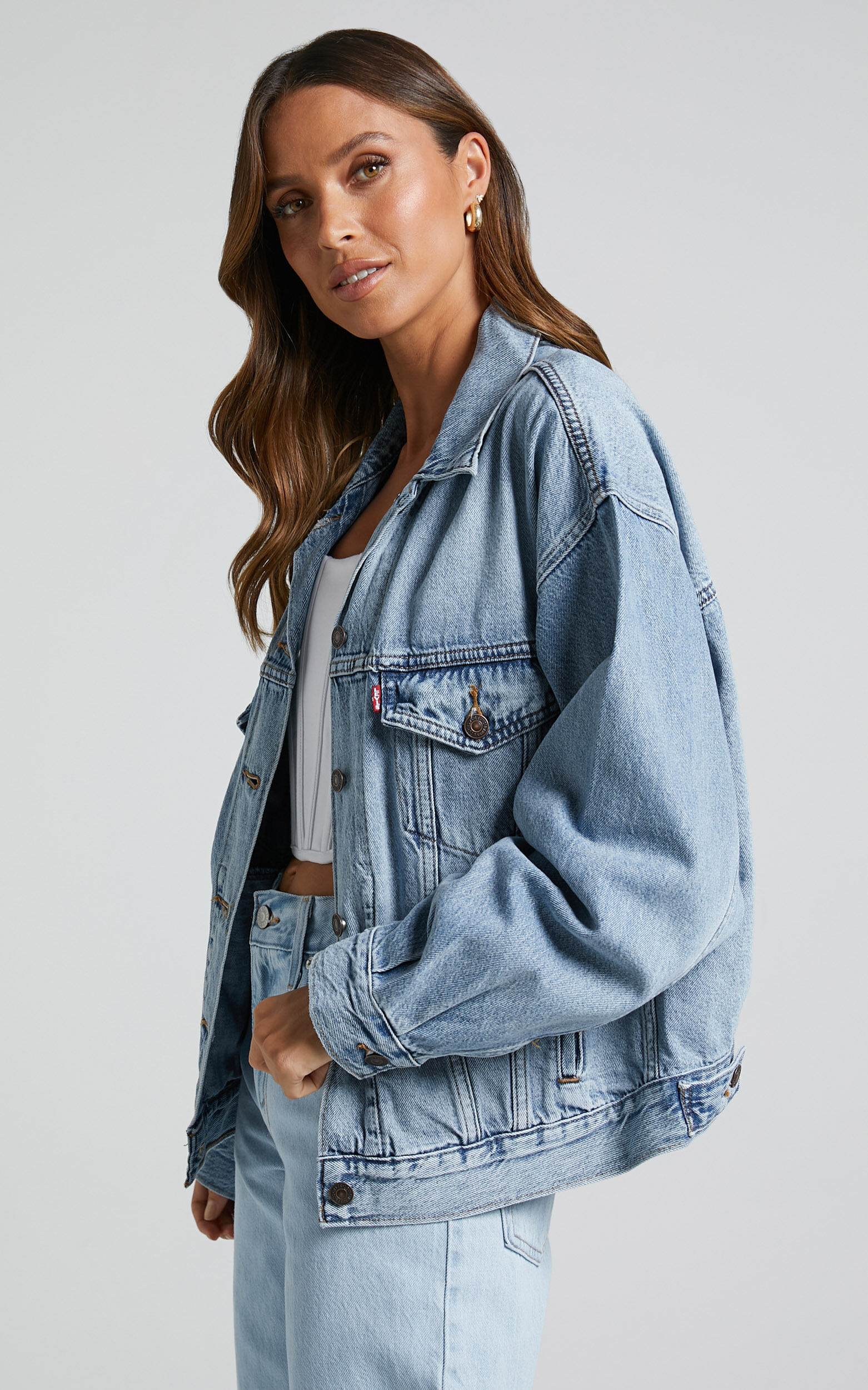 Levi oversized jean jacket on sale