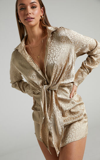 Runaway The Label - Ruby Rose Dress in Champagne